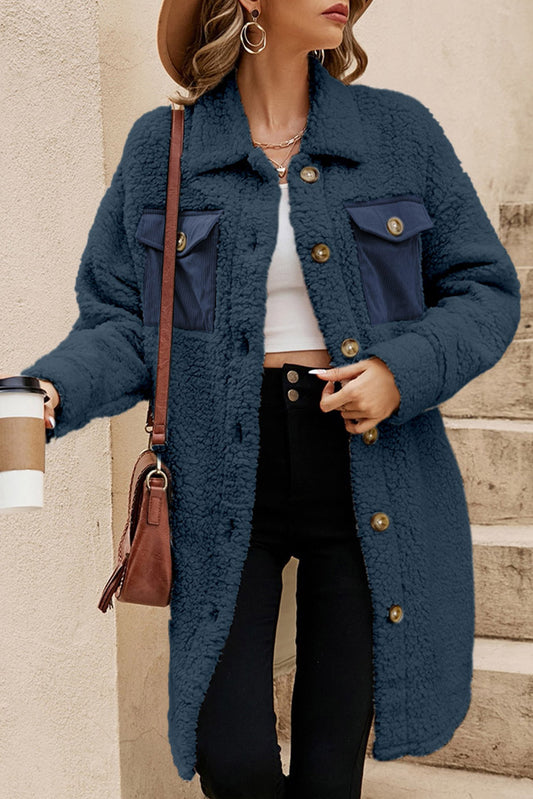 Blue Highlands Teddy Coat