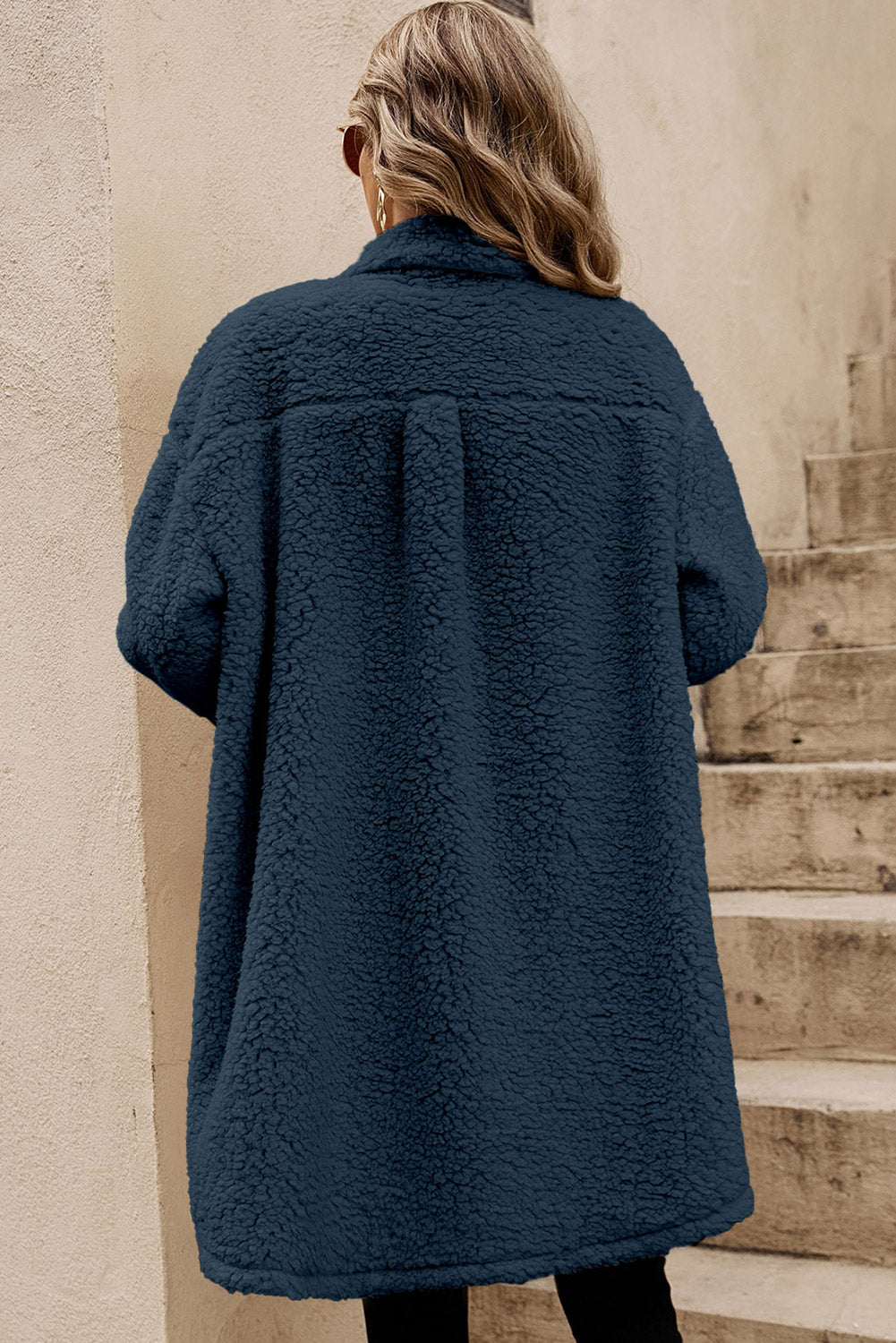 Blue Highlands Teddy Coat